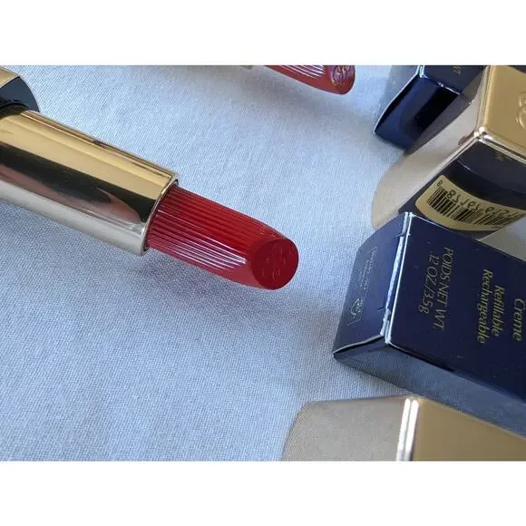 Estee Lauder 4 Lipstick Bundle Never Used Persuasive Uncontrollable Irresistible - Picture 4 of 13